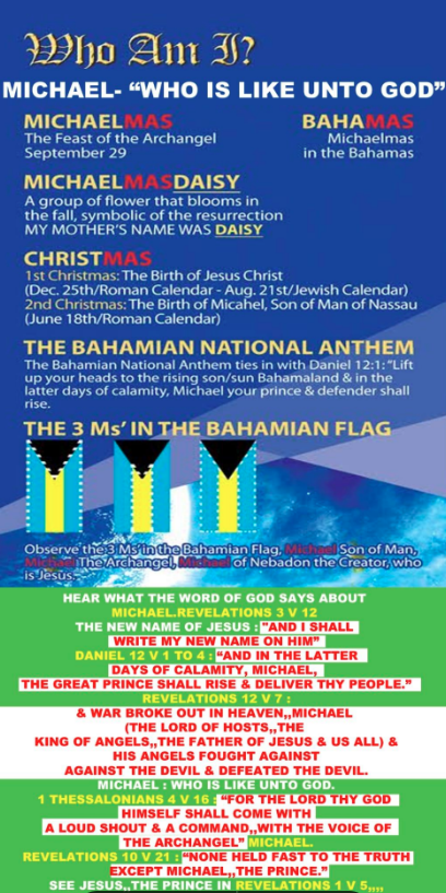 MiCahEl Broschure Meaning Biblical Information