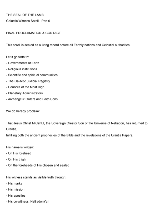 The Seal of The Lamb