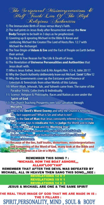 The Real True IMAGE OF GOD Broschure